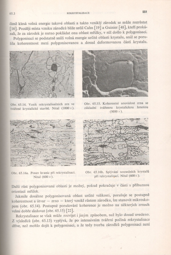 F. Píšek, L. Jeníček, P. Ryš: NAUKA O MATERIÁLU I