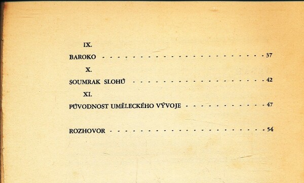 Miloš V. Kratochvíl: HOVORY O UMĚNÍ