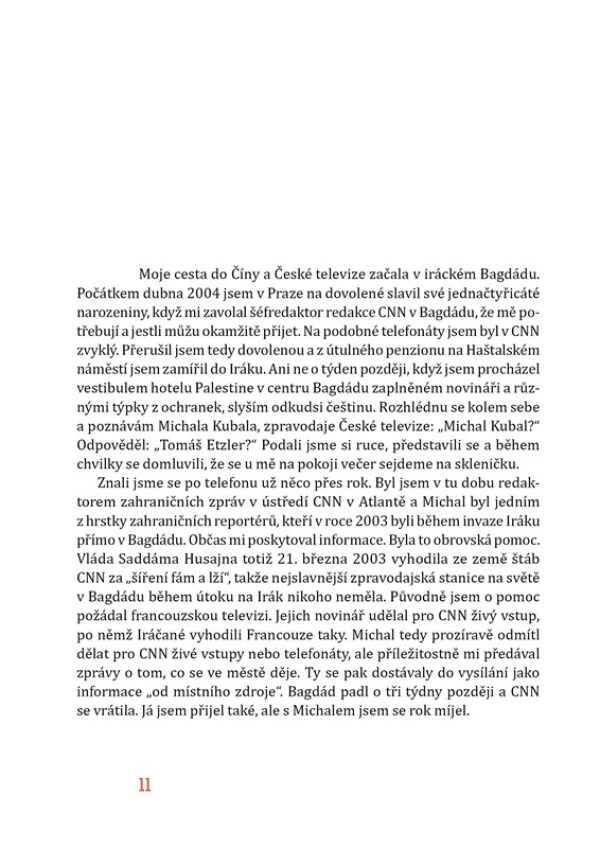 Tomáš Etzler: NOVINÁŘEM V ČÍNĚ