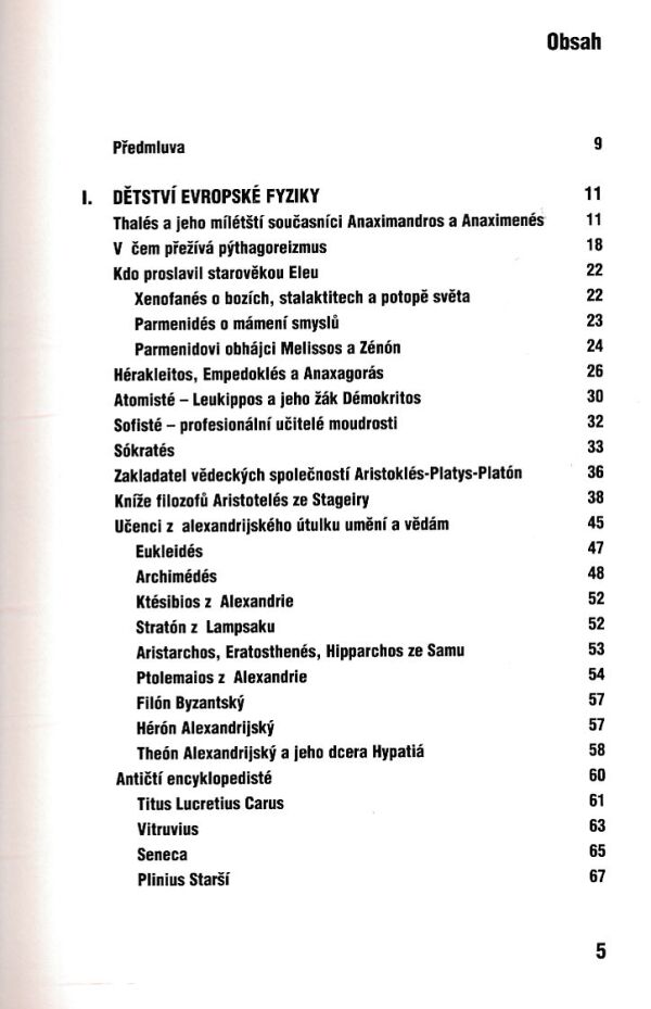 Ivo Kraus: FYZIKA OD THALÉTA K NEWTONOVI