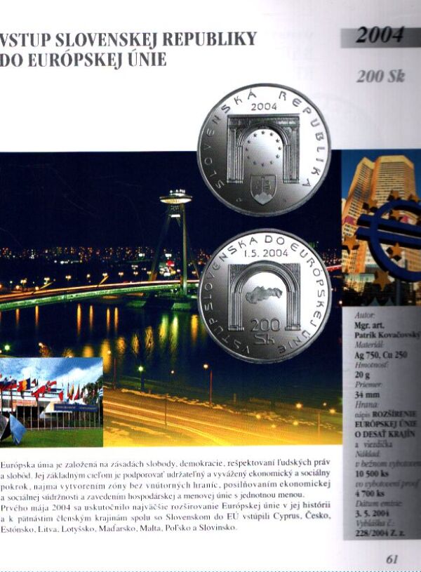 SLOVENSKÉ PAMÄTNÉ MINCE 1993-2008