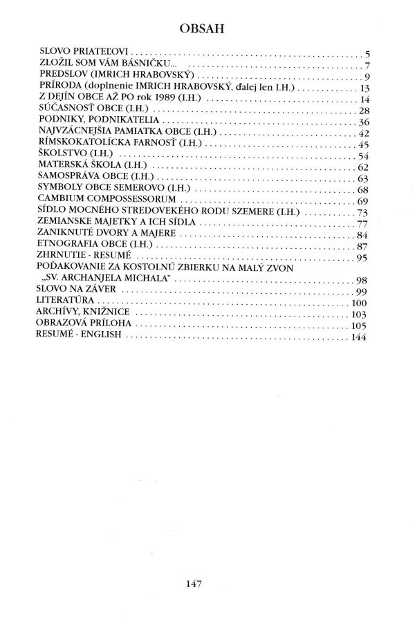 A. Reško, Árpád Szénássy: SEMEROVO - PAMÄTNICA