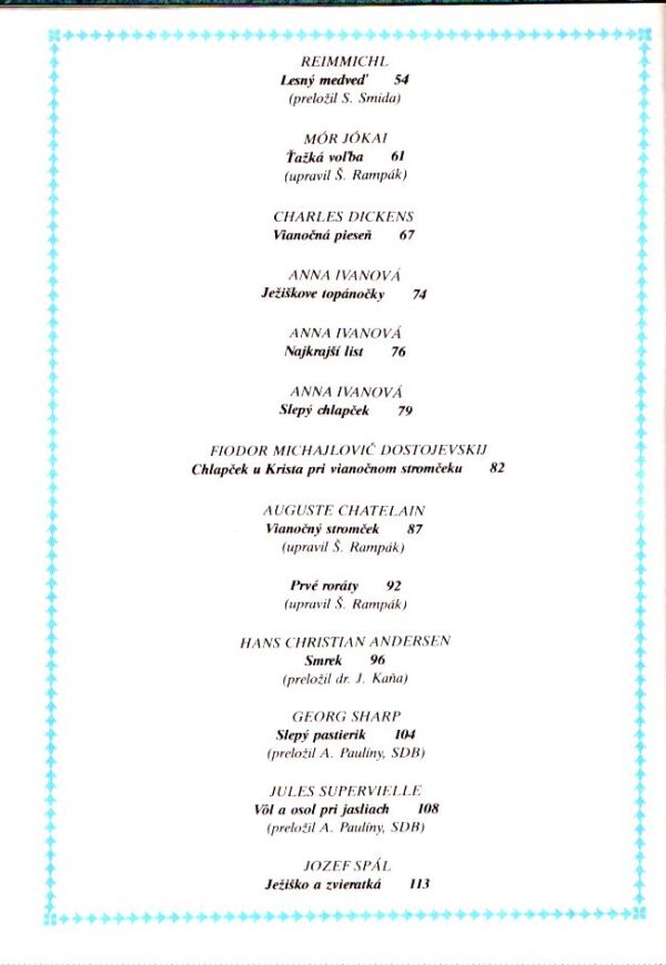 Štefan Rampák: VIANOČNÉ ROZPRÁVKY
