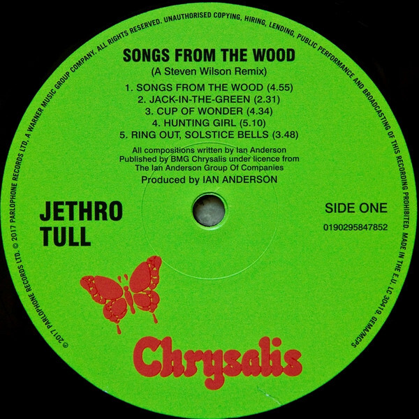 Jethro Tull: SONGS FROM THE WOOD - LP