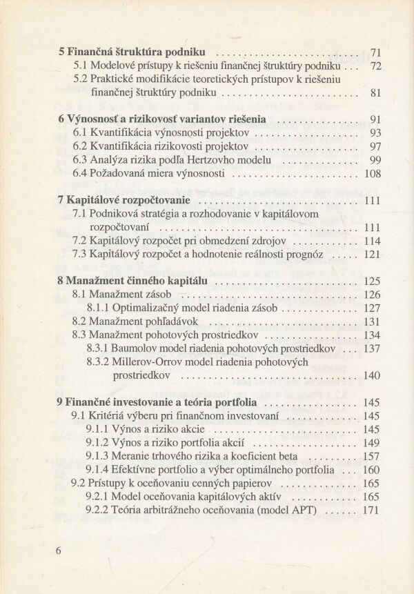 Karol Vlachynský: Finančný manažment