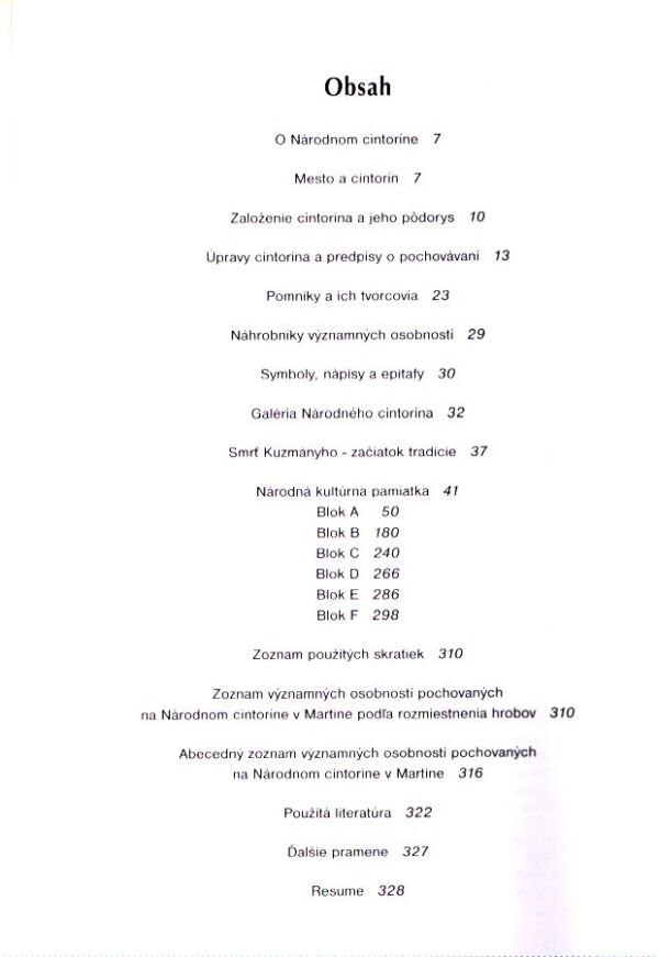 Zdenko Ďuriška: NÁRODNÝ CINTORÍN V MARTINE