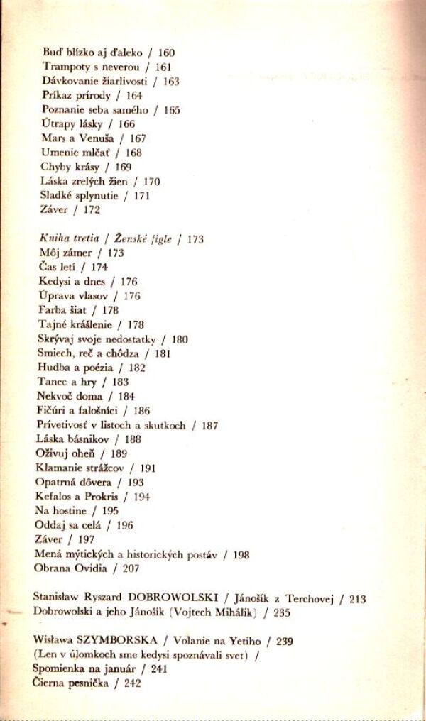 Vojtech Mihálik: PREKLADY