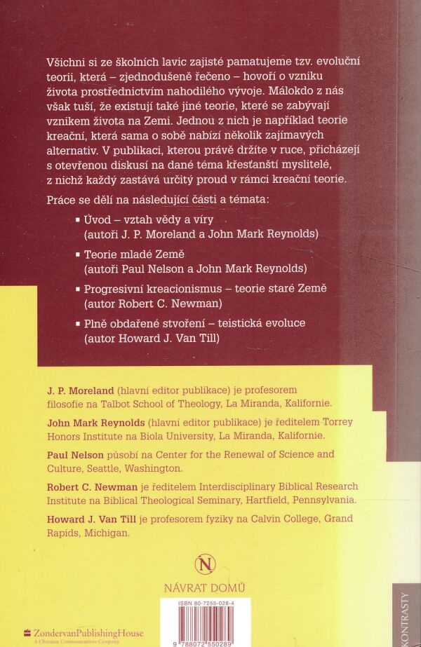 J. P. Moreland, J. M. Reynolds: TŘIKRÁT EVOLUCE VERSUS STVOŘENÍ