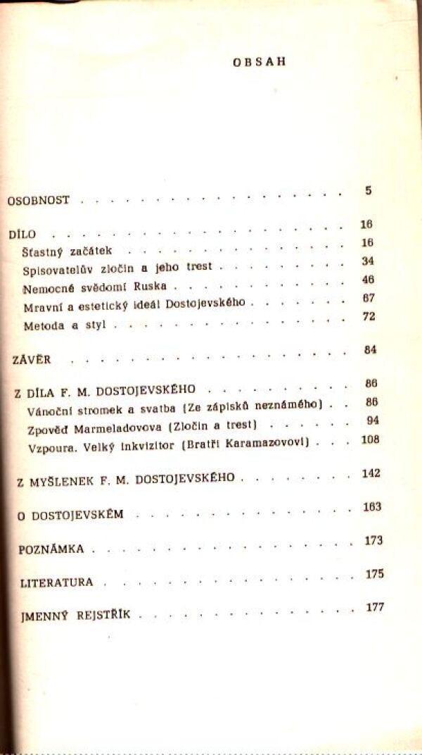 Radegast Parolek: F. M. DOSTOJEVSKIJ