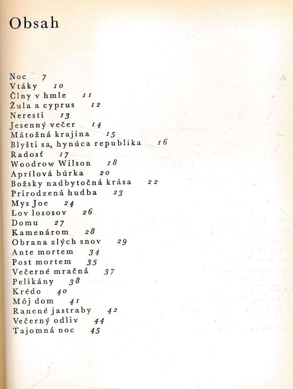Robinson Jeffers: PRIRODZENÁ HUDBA
