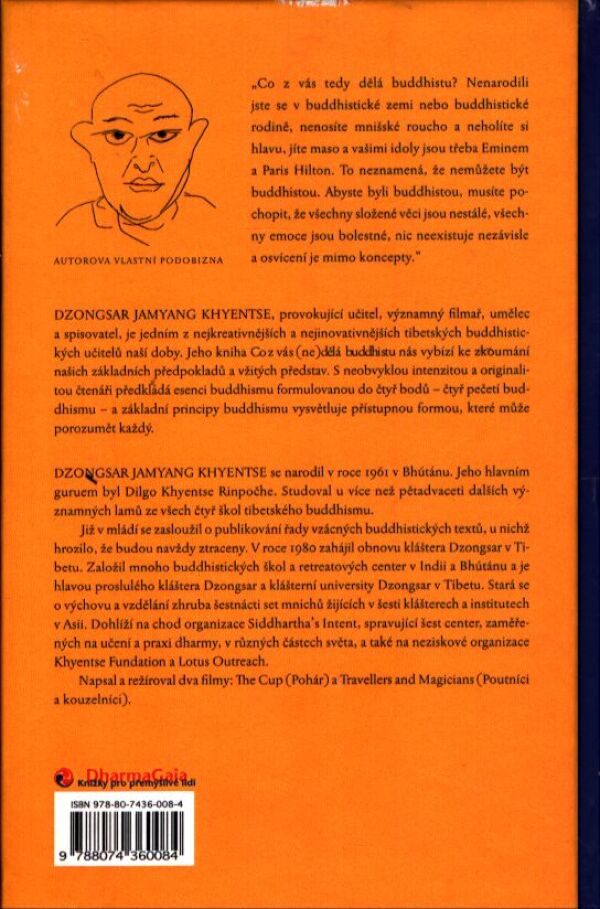 Dzongsar Jamyang Khyentse: CO Z VÁS (NE)DĚLÁ BUDDHISTU