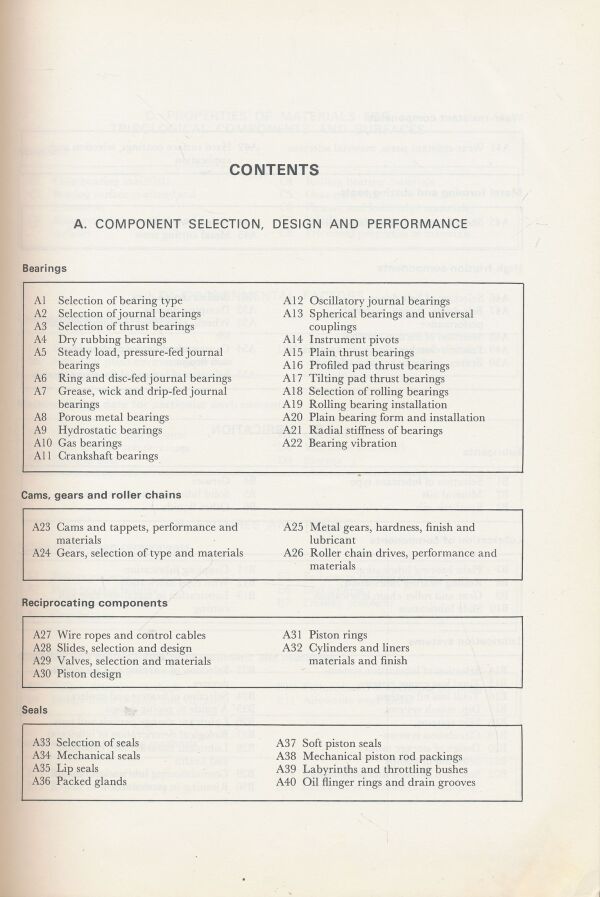 M. J. Neale: Tribology Handbook