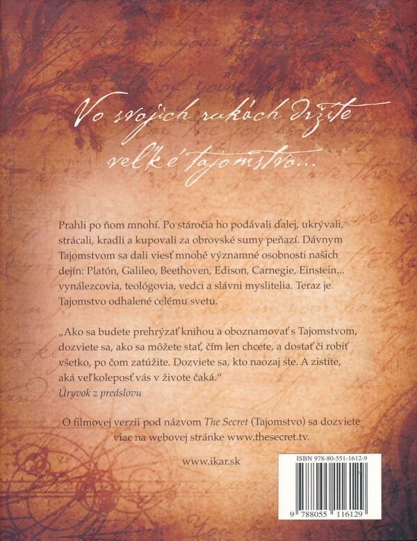 Rhonda Byrne: TAJOMSTVO