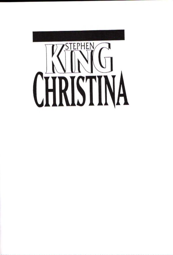 Stephen King: CHRISTINA