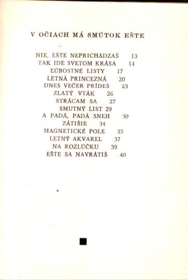 Ctibor Štítnický: OSTAŇ TU EŠTE CHVÍĽKU