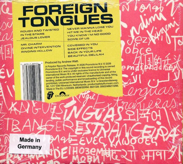 Stones Rolling: FOREIGN TONGUES - CD