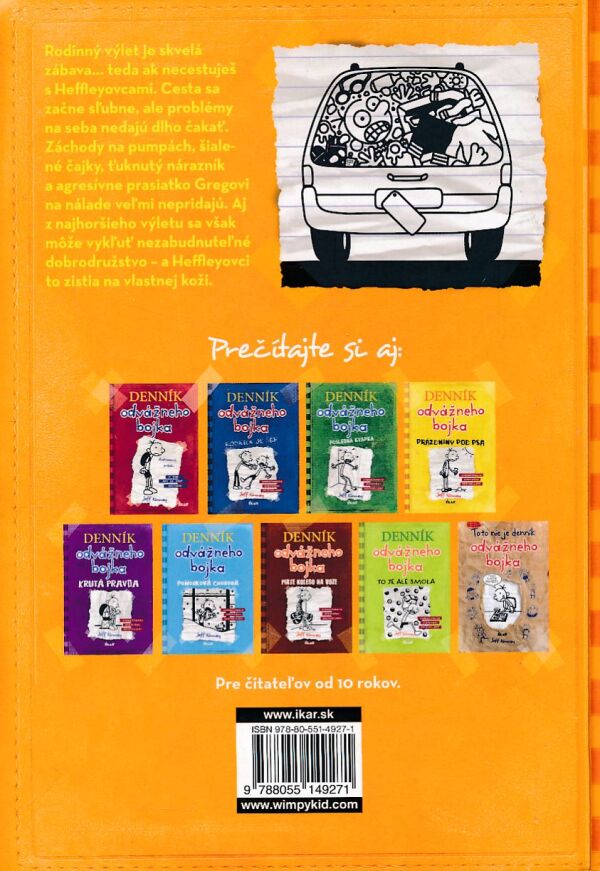 Jeff Kinney: DENNÍK ODVÁŽNEHO BOJKA 9 - DLHÁ CESTA
