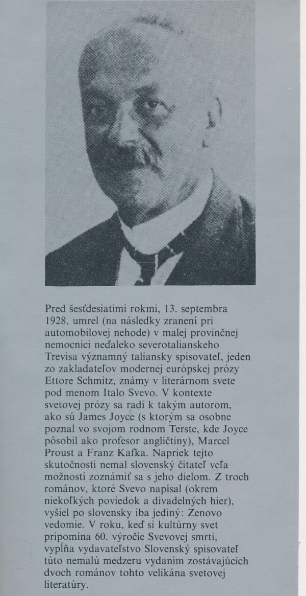 Italo Stevo: Príbeh života Alfonsa Nittiho. Senilita.
