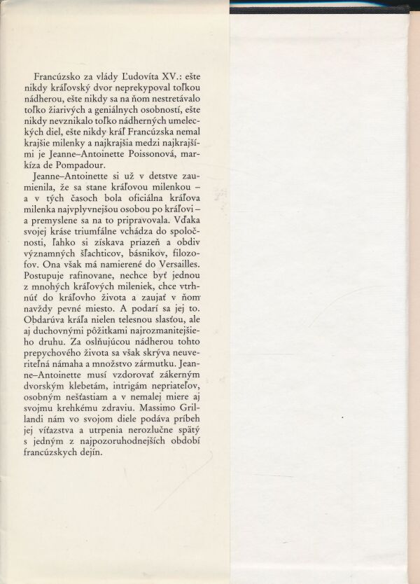 Massimo Grillandi: Madame de Pompadour
