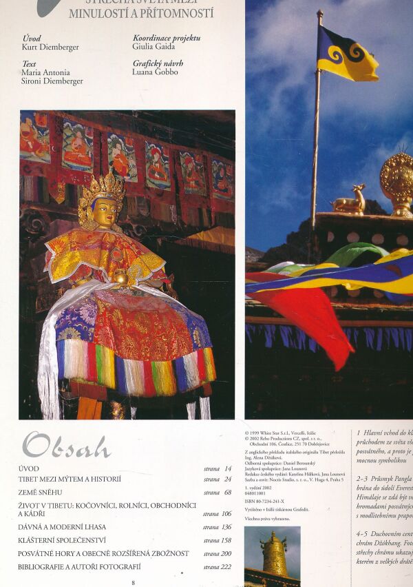 Maria Antonia Sironi Diemberger: TIBET - STŘECHA SVĚTA MEZI MINULOSTÍ A PŘÍTOMNOSTÍ