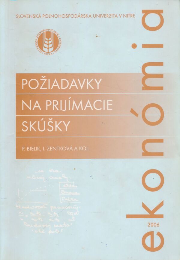 P. Bielik, I. Zentková:
