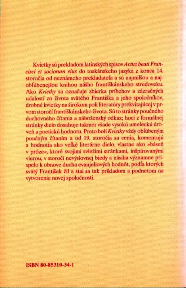 KVIETKY SVÄTÉHO FRANTIŠKA