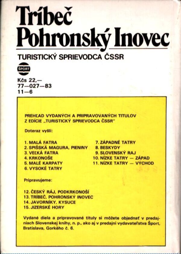 TRÍBEČ, POHRONSKÝ INOVEC