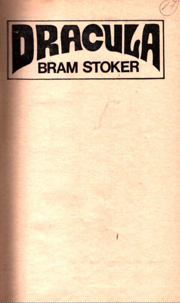 Bram Stoker: DRACULA