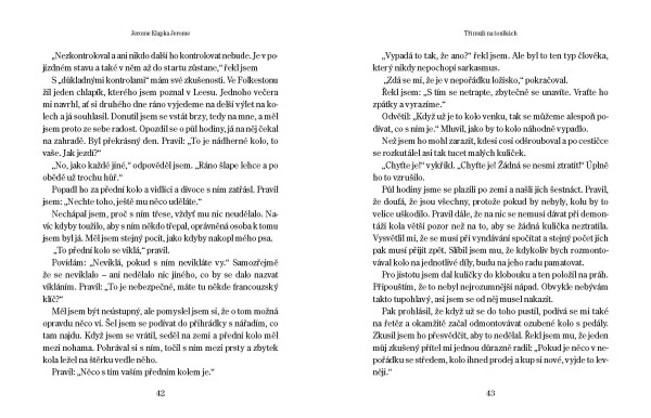 Klapka Jerome Jerome: TŘI MUŽI NA TOULKÁCH