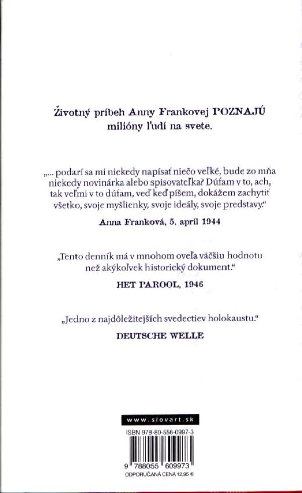 DENNÍK ANNY FRANKOVEJ