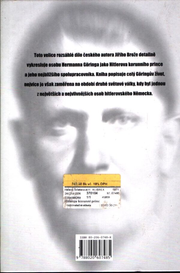 Jiří Brož: HITLERŮV KORUNNÍ PRINC
