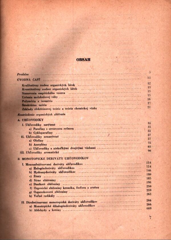 Miloš Marko: ORGANICKÁ CHÉMIA