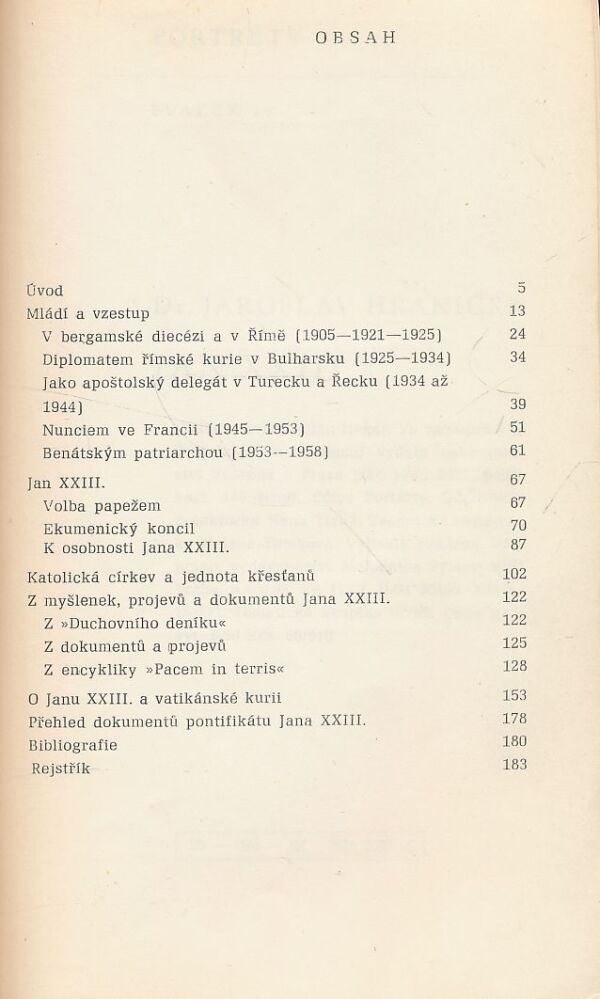 Jaroslav Hranička: Jan XXIII.