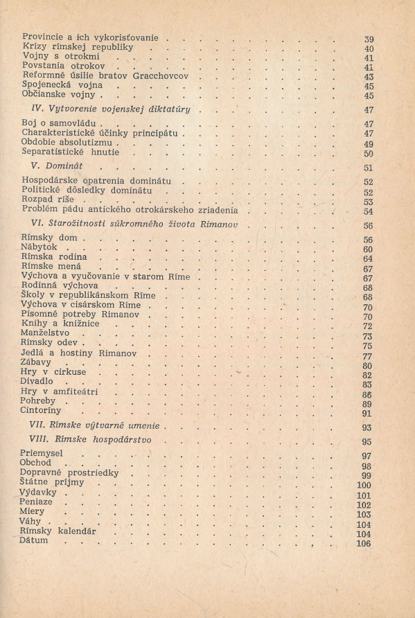 Ján Janovjak, J. Špaňár: Život a literatúra v antickom Ríme