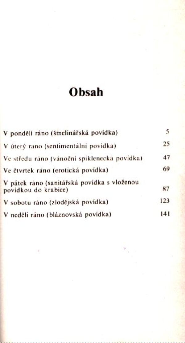 Ivan Klíma: MÁ VESELÁ JITRA