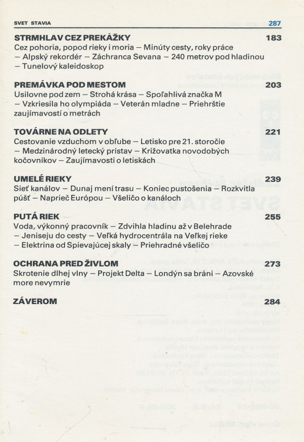 Ladislav Švihran: Svet stavia