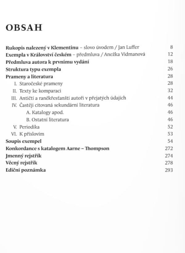 Karel Dvořák: SOUPIS STAROČESKÝCH EXEMPEL