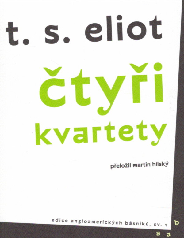 T.S. Eliot: ČTYŘI KVARTETY