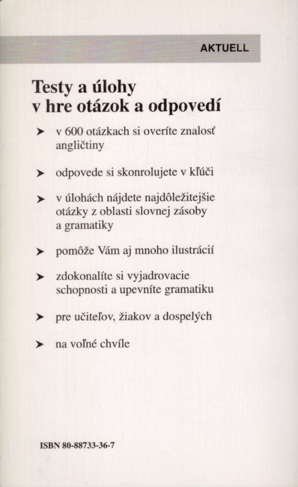 Geoffrey Broughton: TESTUJ SI ANGLIČTINU 1