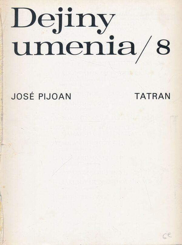 José Pijoan: Dejiny umenia 8