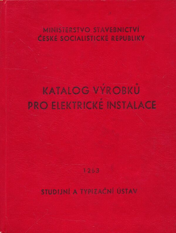 Katalog výrobků pro elektrické instalace