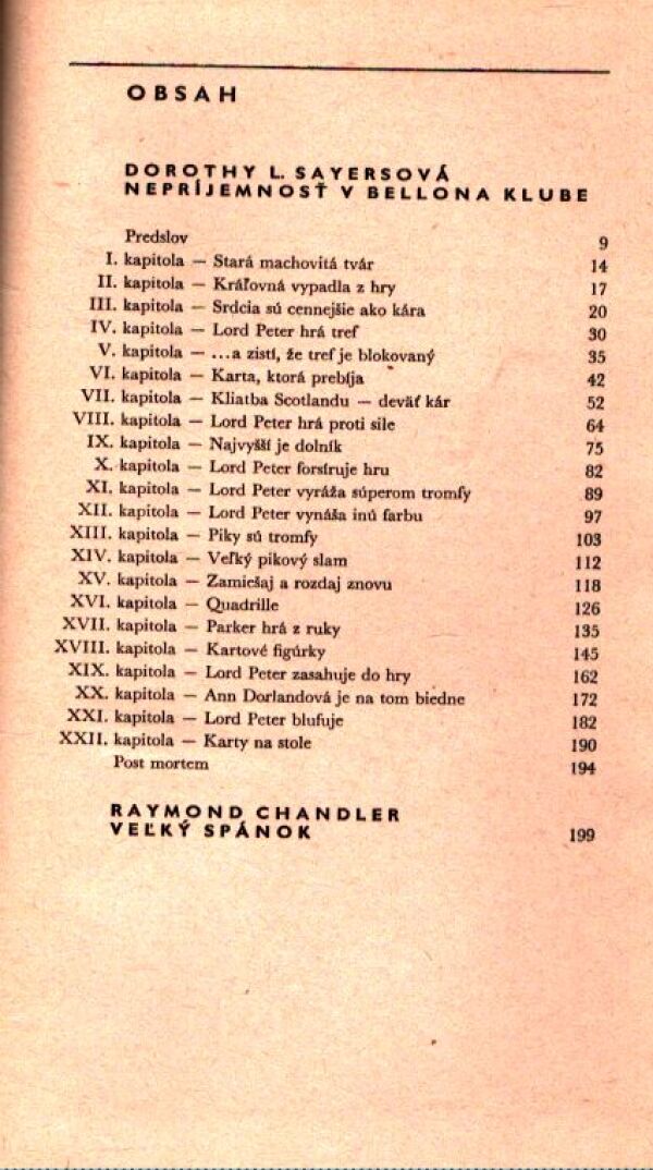 D. L. Sayersová, R. Chandler, G. Simenon: PETER WIMSEY. DETEKTÍV MARLOWE. KOMISÁR MALGRET ZASAHUJÚ