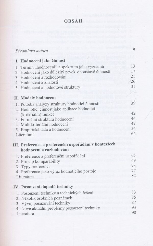 Ladislav Tondl: Hodnocení a hodnoty