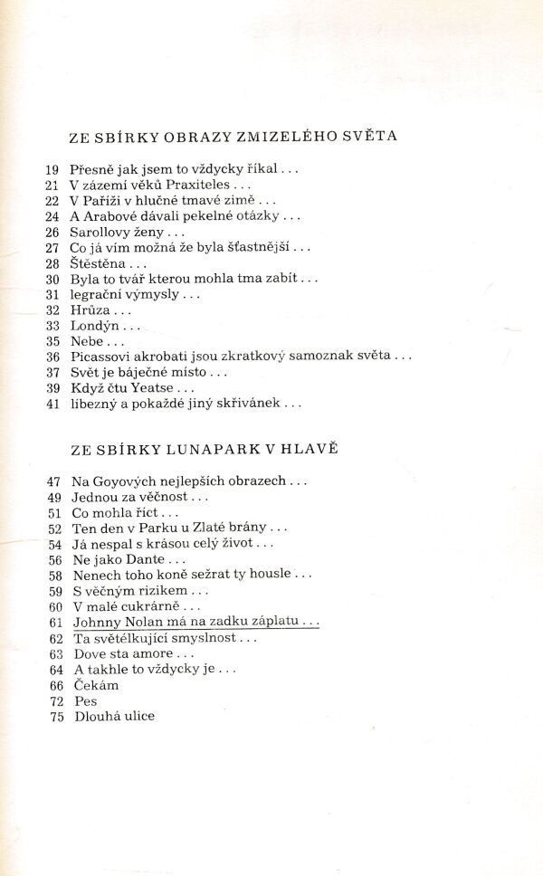 Lawrence Ferlinghetti: ČTU BÁSEŇ KTERÁ NEKONČÍ