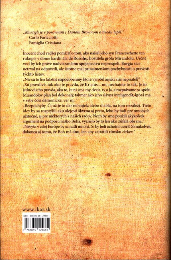 Carlo A. Martigli: 999 POSLEDNÝ STRÁŽCA