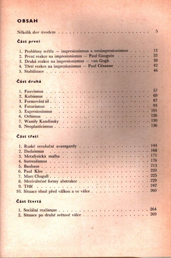 Václav Zykmund: STRUČNÉ DĚJINY MODERNÍHO MALÍŘSTVÍ