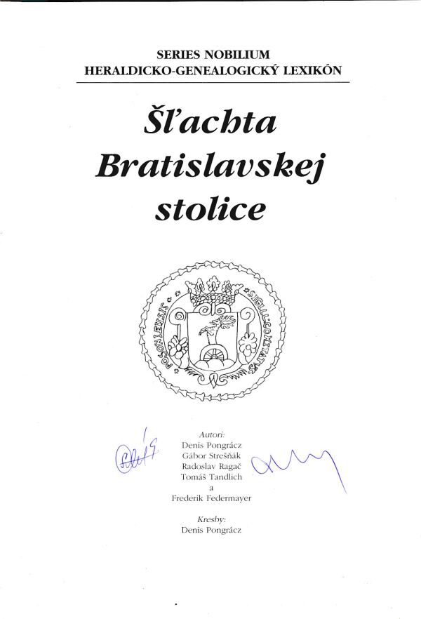 ŠĽACHTA BRATISLAVSKEJ STOLICE
