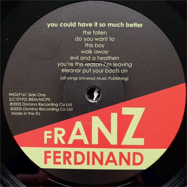 Franz Ferdinand: YOU COULD HAVE IT SO MUCH BETTER - LP