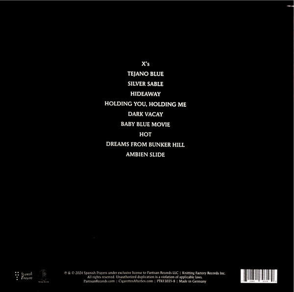 Cigarettes after sex: X`S - LP