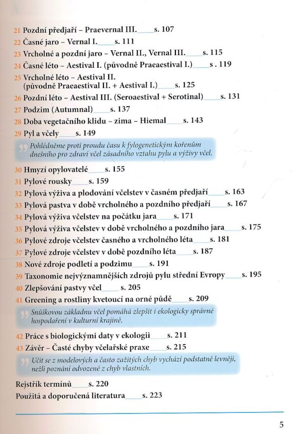 Václav Švamberk: PROSTŘEDÍ A VČELY